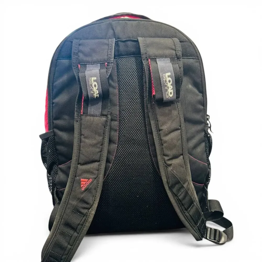 Adidas Loadspring Backpack Black Pink Laptop Tablet Sleeve Pockets